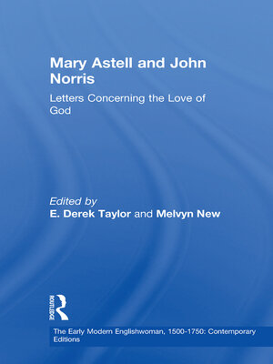 cover image of Mary Astell and John Norris